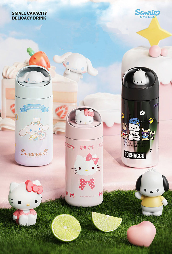 Sanrio™ Space Capsule Figurine Thermos – 316 Stainless Steel Portable Insulated Bottle (350ml)