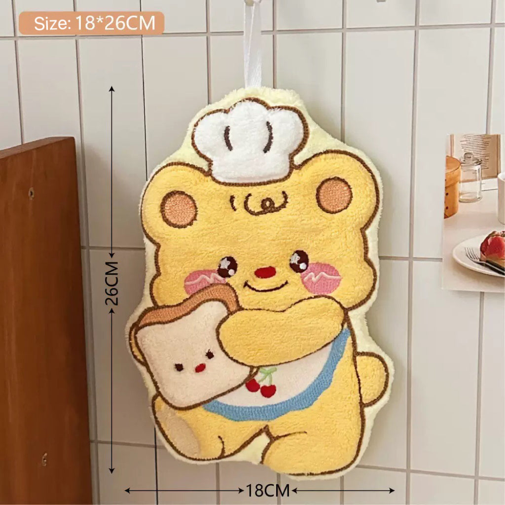 Little Custard Bear 🐻 Hand Towel
Double-layer thickened, highly absorbent & quick-drying towel – lint-free and durable