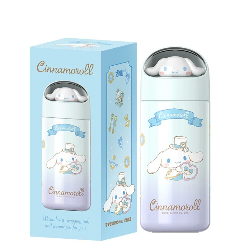 Sanrio™ Space Capsule Figurine Thermos – 316 Stainless Steel Portable Insulated Bottle (350ml)