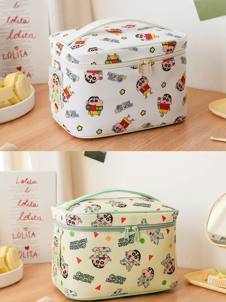 Crayon Shin-chan™ Travel Toiletry & Skincare Bag
Spacious, Multi-Compartment Organizer with Handle – Perfect for Travel & Daily Use