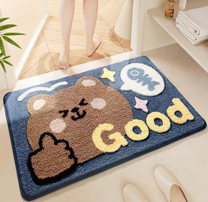 Cozy Faux Cashmere Bath Mat 🛀 Thick & Soft | Quick Absorbent | Anti-Slip