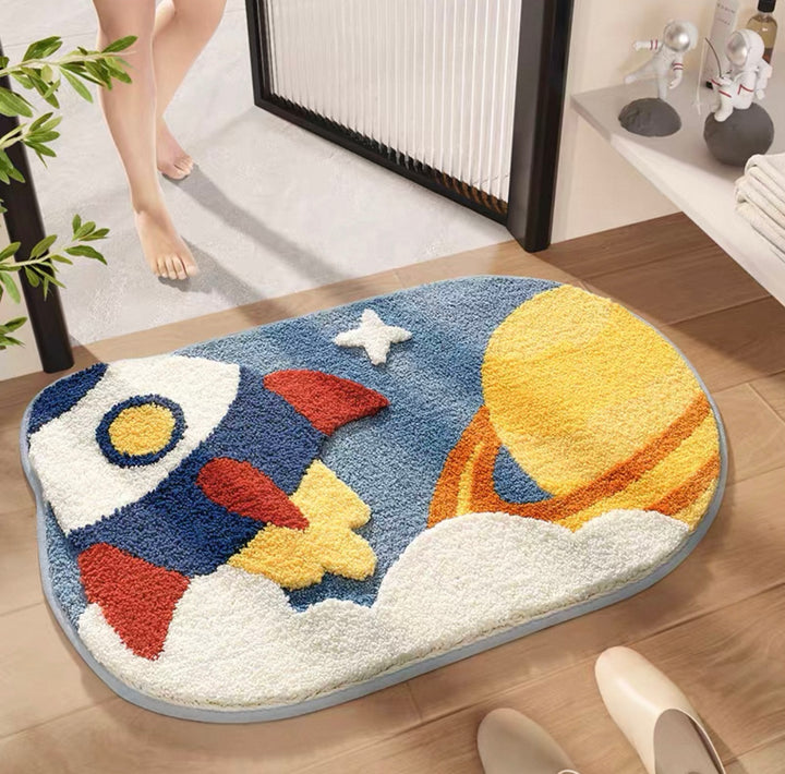 Cozy Faux Cashmere Bath Mat 🛀 Thick & Soft | Quick Absorbent | Anti-Slip