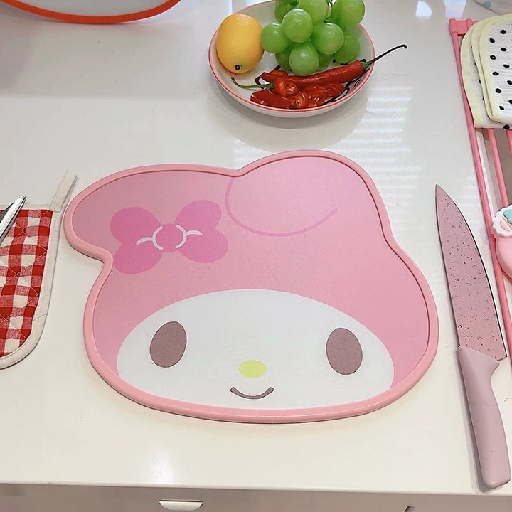 【Sanrio™️】Double-Sided Cutting Board | Mold-Resistant & Antibacterial | Food-Grade Fruit & Vegetable Board