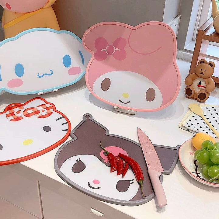 【Sanrio™️】Double-Sided Cutting Board | Mold-Resistant & Antibacterial | Food-Grade Fruit & Vegetable Board