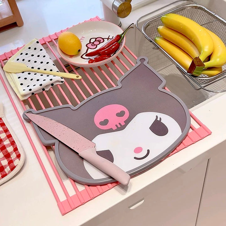 【Sanrio™️】Double-Sided Cutting Board | Mold-Resistant & Antibacterial | Food-Grade Fruit & Vegetable Board