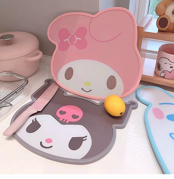 【Sanrio™️】Double-Sided Cutting Board | Mold-Resistant & Antibacterial | Food-Grade Fruit & Vegetable Board