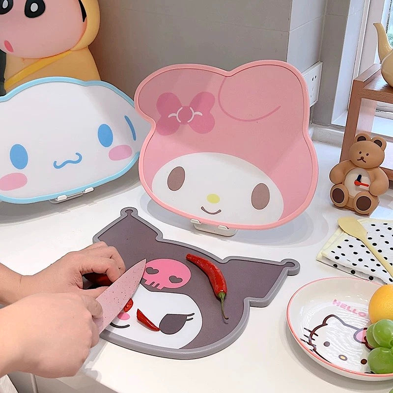 【Sanrio™️】Double-Sided Cutting Board | Mold-Resistant & Antibacterial | Food-Grade Fruit & Vegetable Board