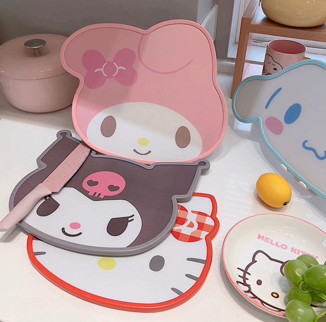 【Sanrio™️】Double-Sided Cutting Board | Mold-Resistant & Antibacterial | Food-Grade Fruit & Vegetable Board