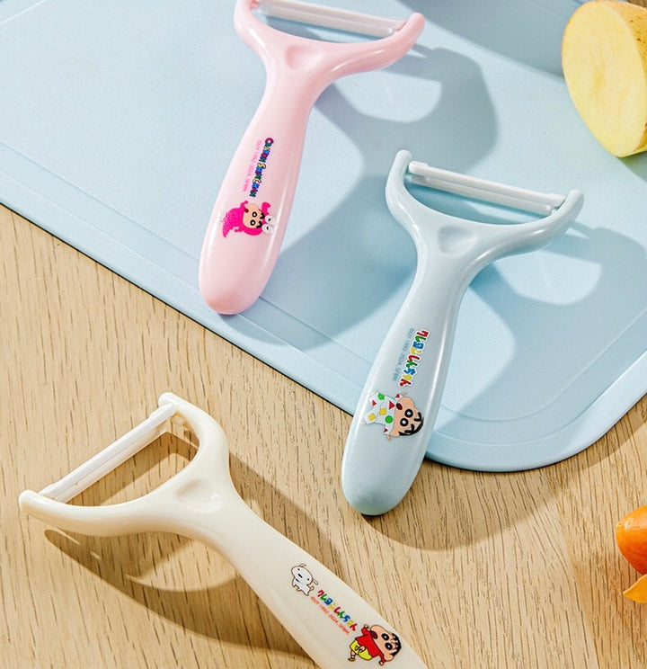 🖍️ Crayon Shin-chan™️ Official Licensed Ceramic Peeler | Kitchen Fruit & Vegetable Peeler