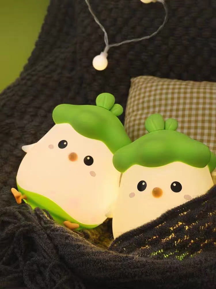 Cai Xiaoji Sleep Companion Light 💡| Tap-Control Night Light | USB Rechargeable | Stays Lit All Night 🌙