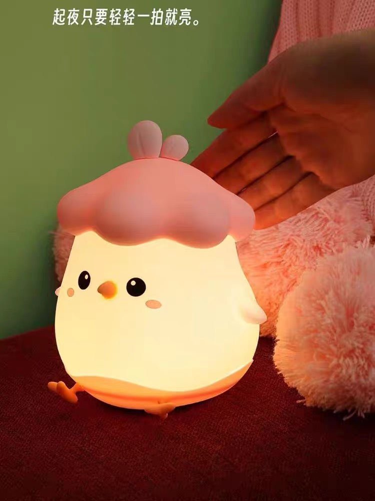 Cai Xiaoji Sleep Companion Light 💡| Tap-Control Night Light | USB Rechargeable | Stays Lit All Night 🌙