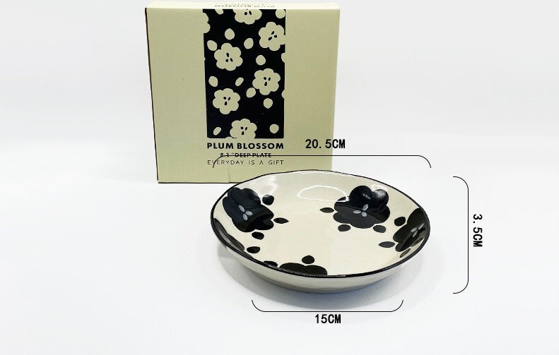 【Camellia Series】Underglaze Color Handcrafted Tableware