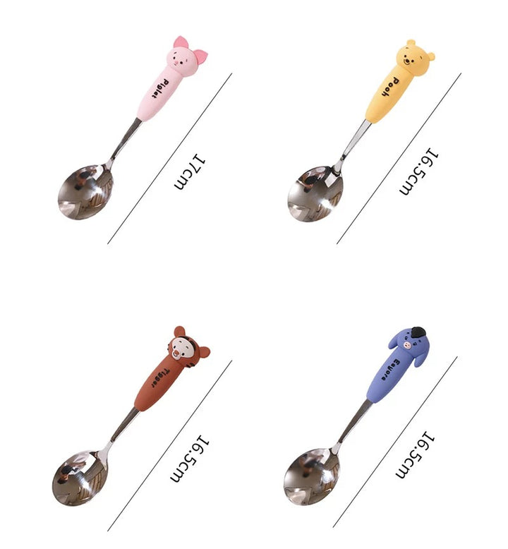 🏰 Disney™️ Stainless Steel Spoon & Fork Set – Kids’ Cutlery Set