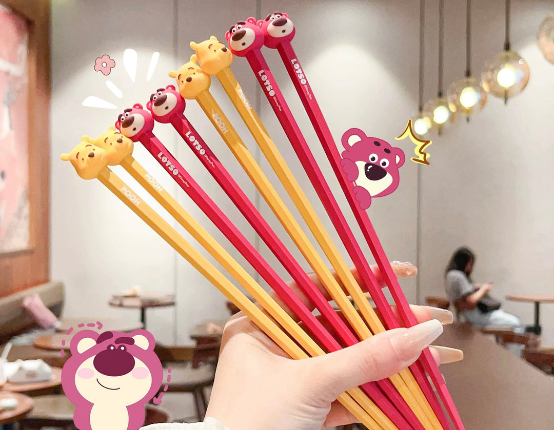 🏰 Disney™️ Antibacterial & Mold-Resistant Chopsticks – Heat-Resistant & Individually Packaged