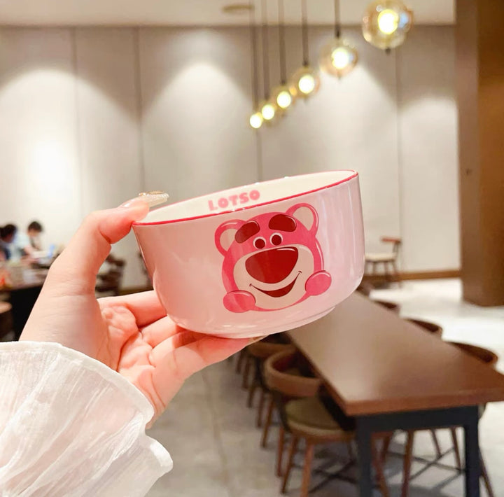 Disney™ Lotso 🍓 Solo Tableware Gift Set | One-Person Meal Box with Tote 🎁