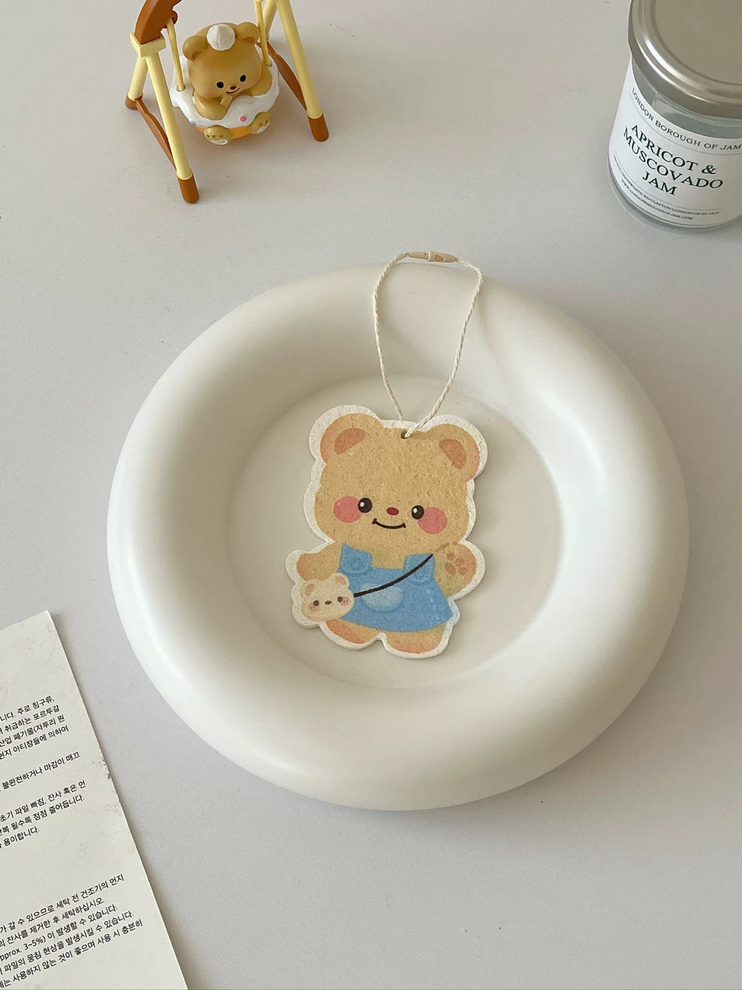 🧈 Butter Bear Wood Pulp Sponge Scrubber Set – 2-Pack