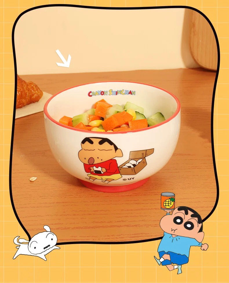 Crayon Shin-chan™️ Ceramic Bowl Set – 4-Piece Gift Box