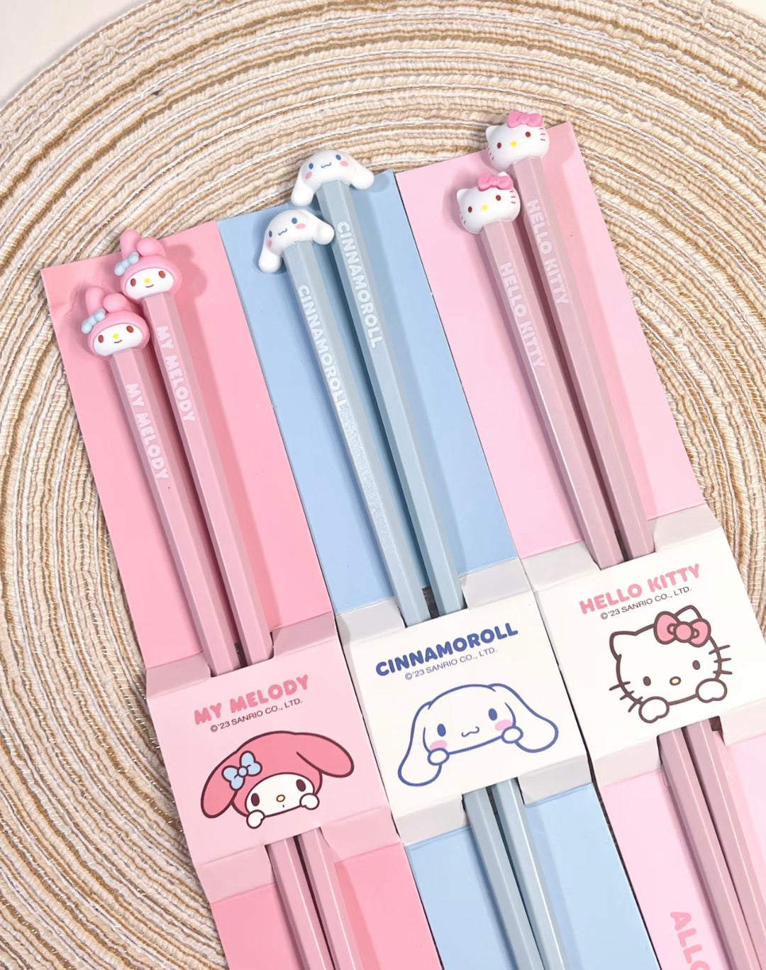 【Sanrio™️】Alloy Chopsticks Set 🥢 Mold-Resistant | Non-Slip | One-Pair-Per-Person | Individually Packaged