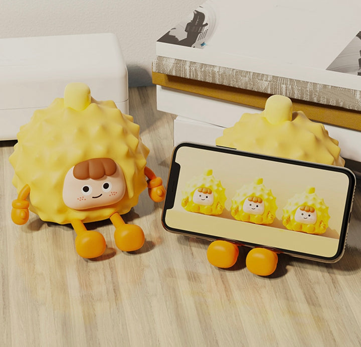 Durian Night Light – Bedroom Sleep Companion 💤 | Tap Control | Rechargeable 🔋