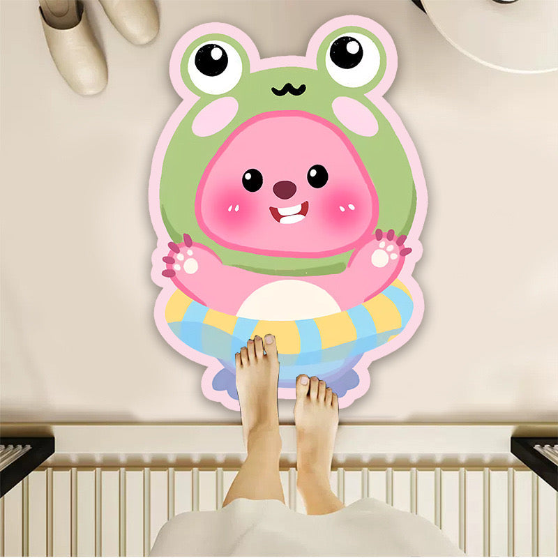 🐸Loopy- Soft Diatomaceous Earth Bathroom Absorbent Mat - Size: 50×80 cm