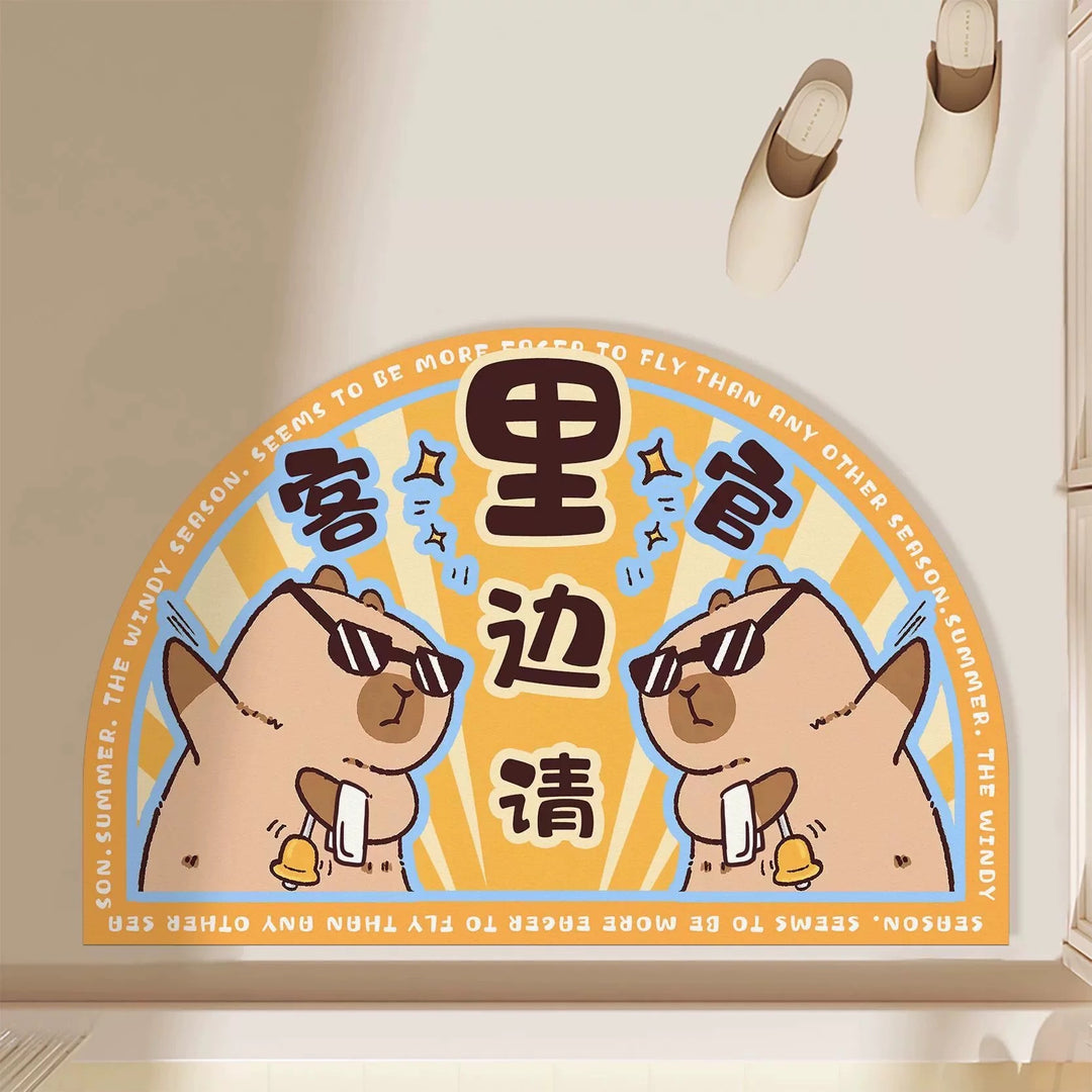 Step Right In, Dear Guest👈 - Soft Diatomaceous Earth Bathroom Absorbent Mat - Size: 50×80 cm
