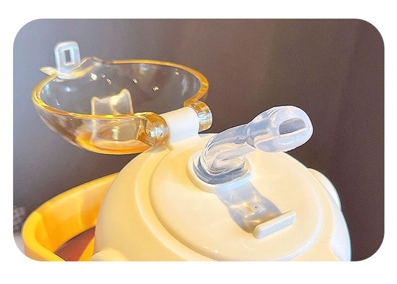 Space Capsule Insulated Bottle | Built-in Straw | Crossbody & Drop-Proof