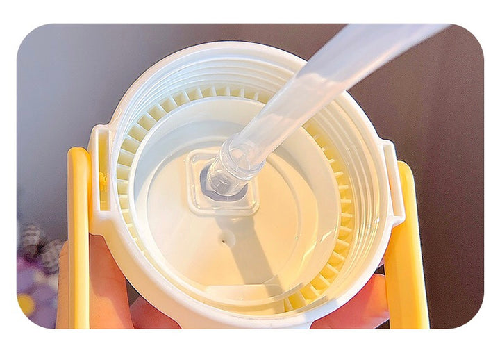 Space Capsule Insulated Bottle | Built-in Straw | Crossbody & Drop-Proof