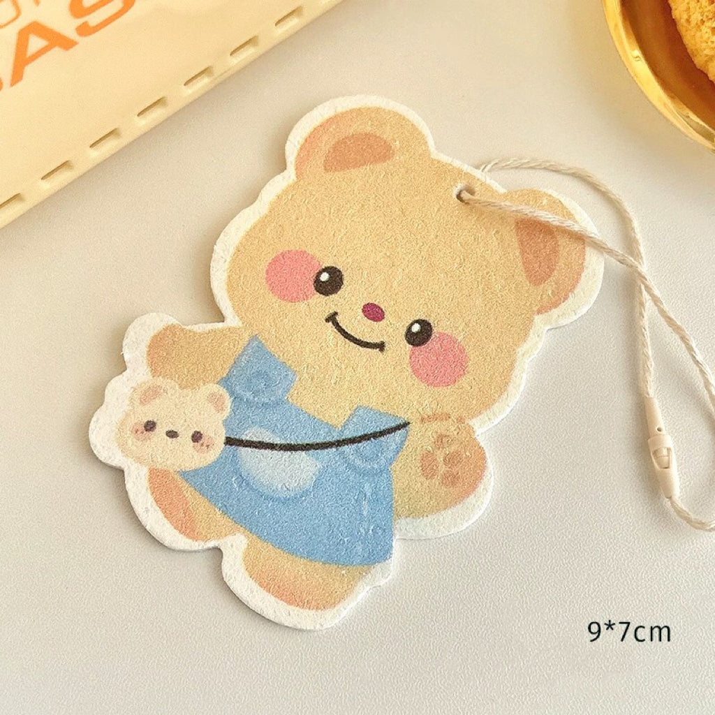 🧈 Butter Bear Wood Pulp Sponge Scrubber Set – 2-Pack