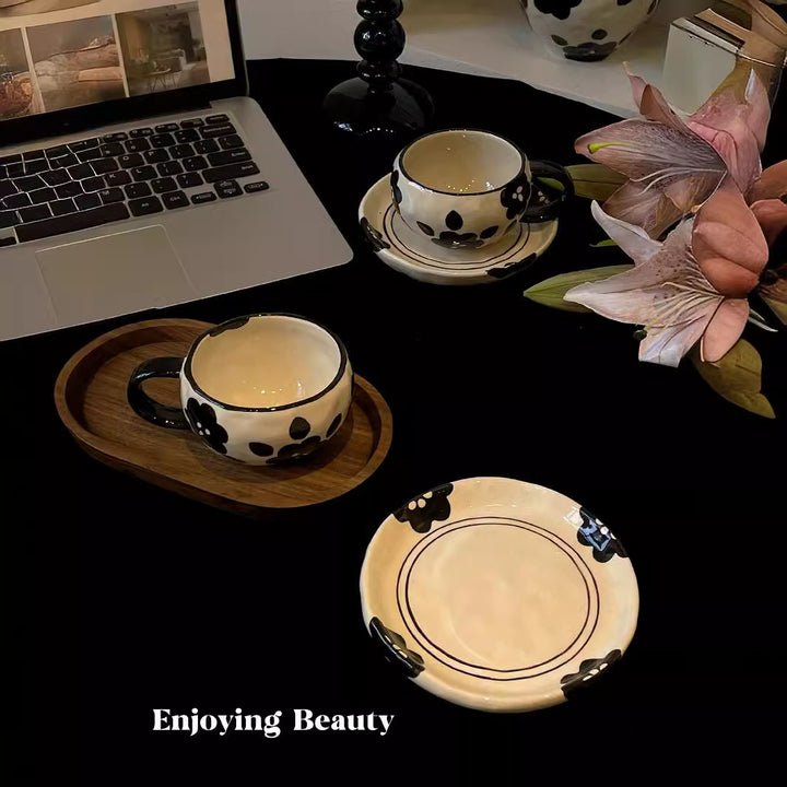 【Camellia Series】Underglaze Color Handcrafted Tableware
