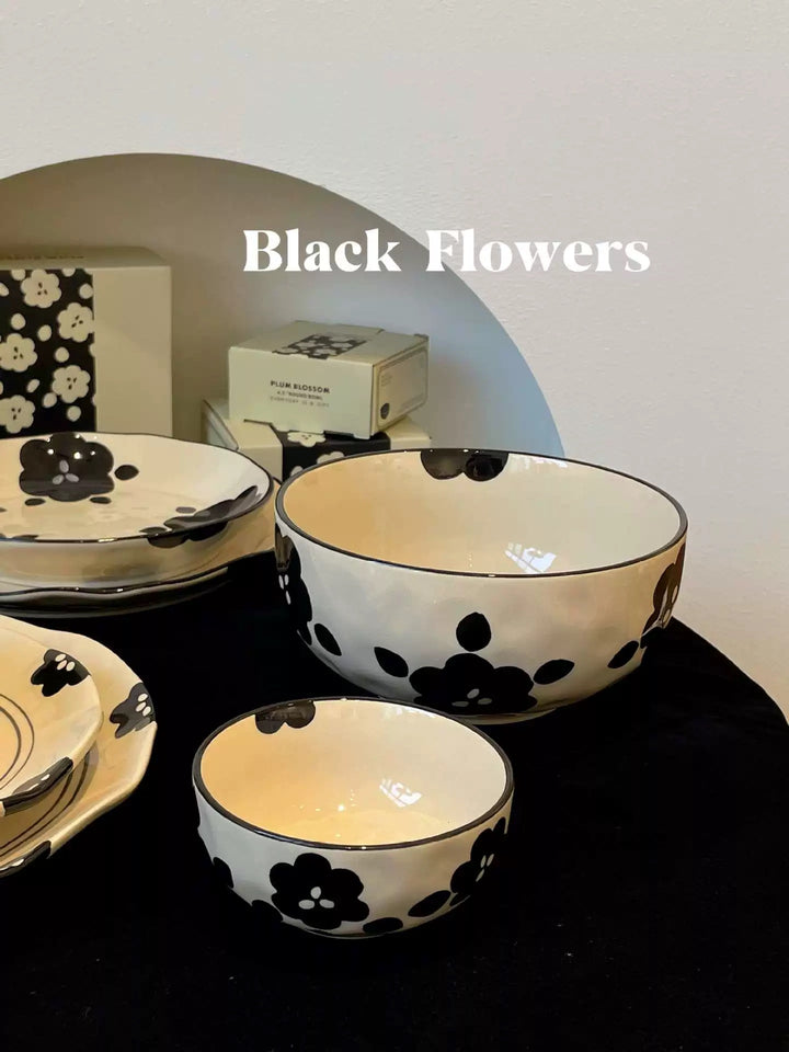 【Camellia Series】Underglaze Color Handcrafted Tableware