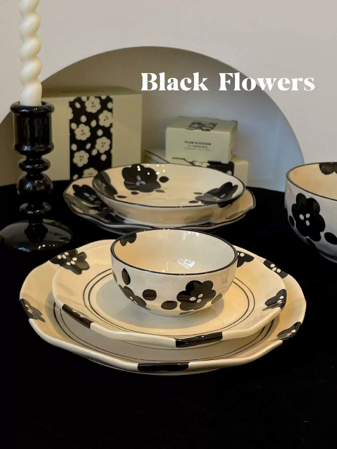 【Camellia Series】Underglaze Color Handcrafted Tableware