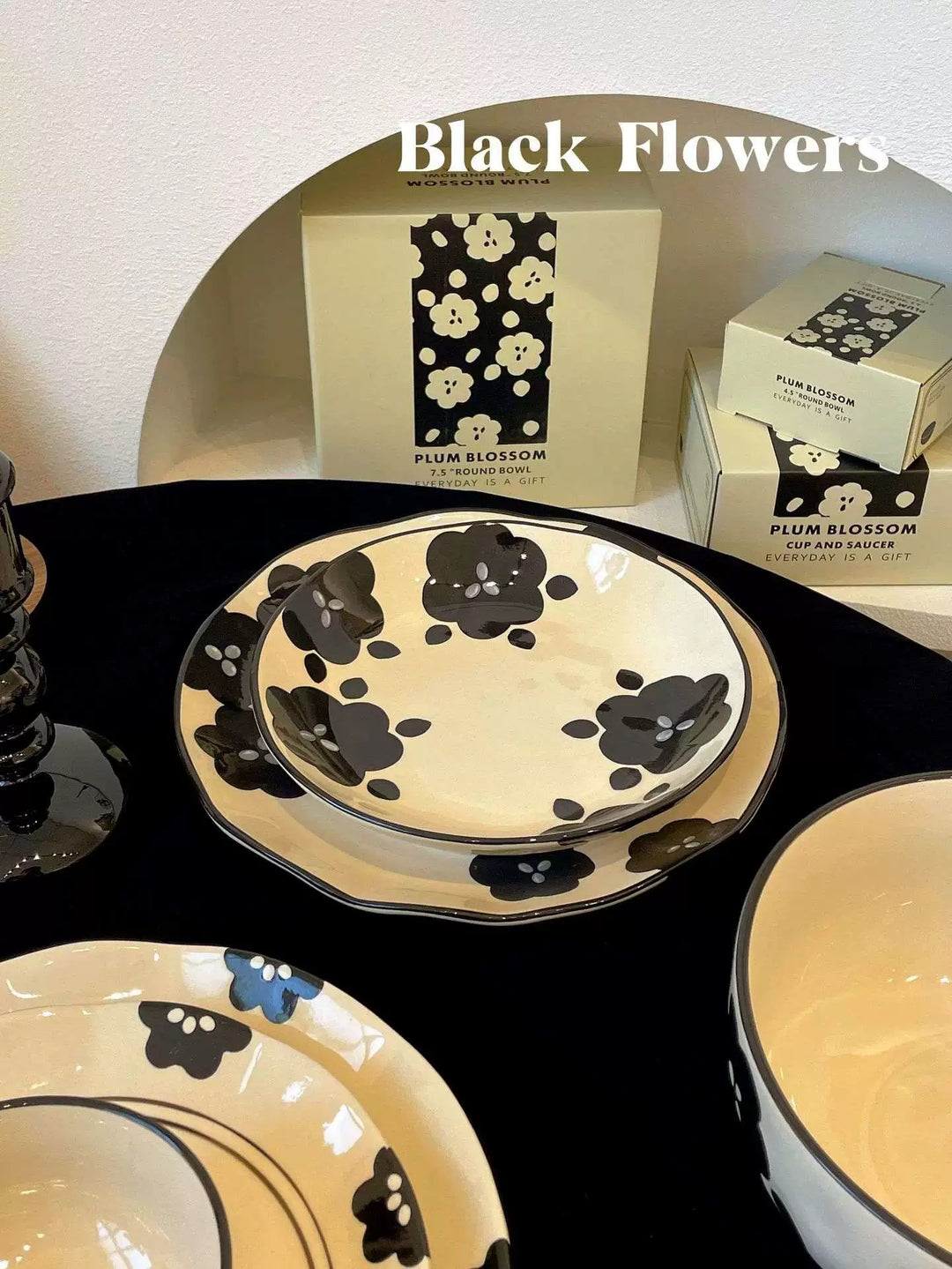 【Camellia Series】Underglaze Color Handcrafted Tableware