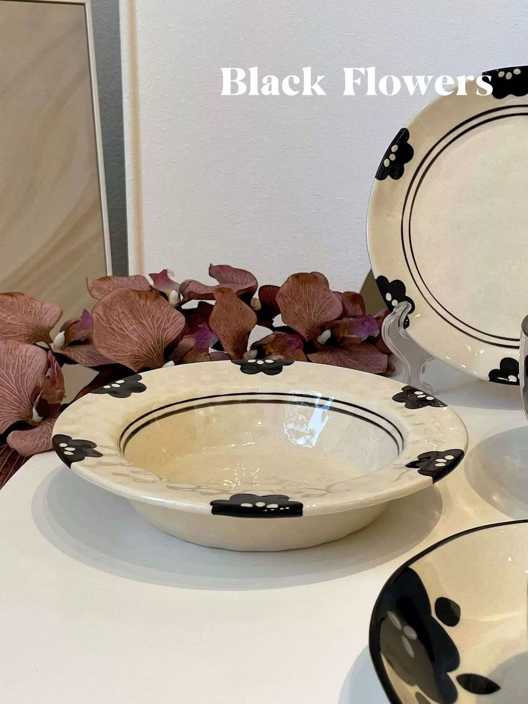【Camellia Series】Underglaze Color Handcrafted Tableware