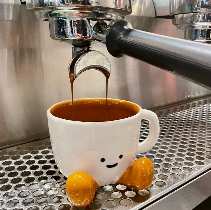 Cute Smiley Mug •ᴗ• | Handmade Ceramic Cup | High-Temperature Underglaze