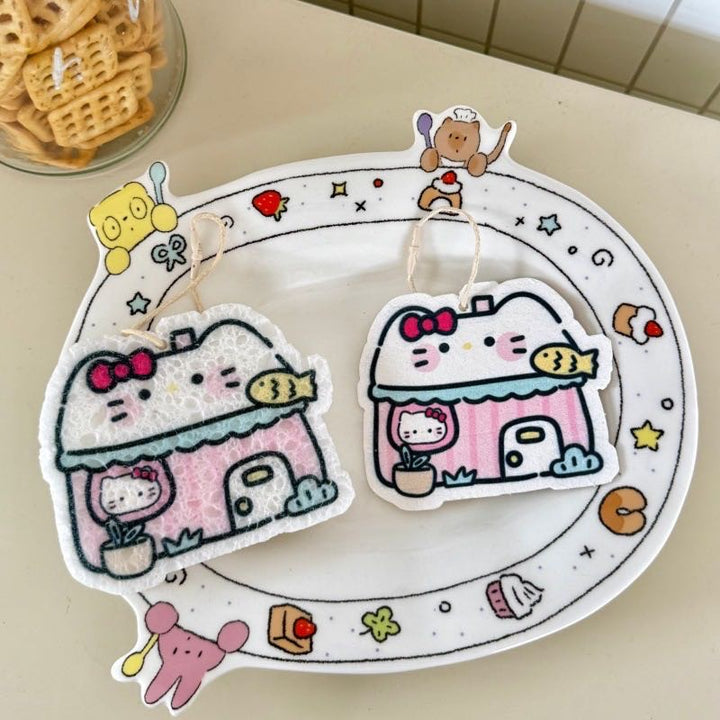 Hello Kitty 1 Set 6 kittyBowl Household Thickened