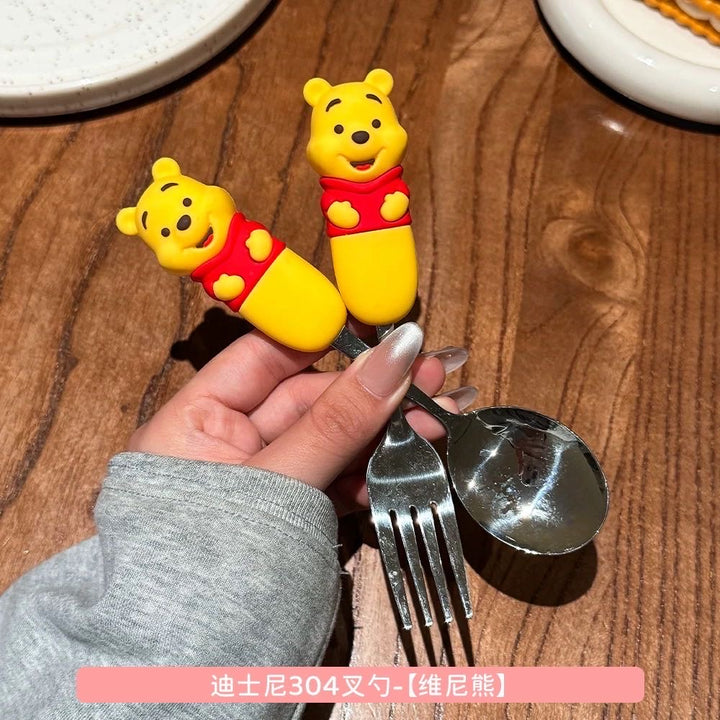 Disney Winnie the Pooh Lotso 304 Stainless Steel Spoon Fork Tableware