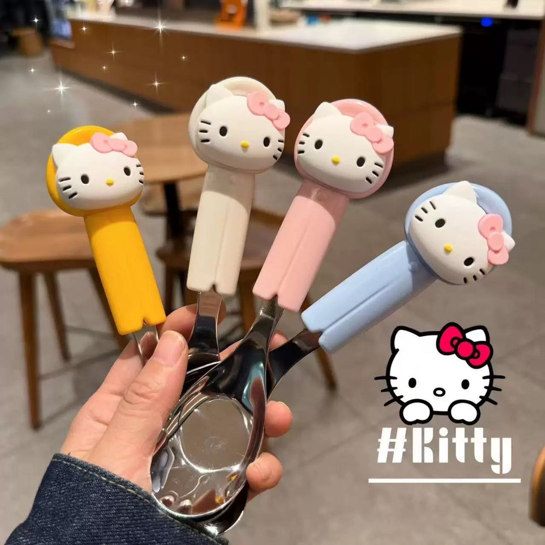 New Hello Kitty Spoon Thickened Yogurt Spoon Soup Spoon