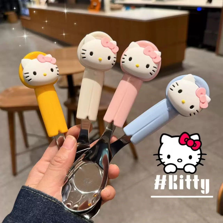 New Hello Kitty Spoon Thickened Yogurt Spoon Soup Spoon