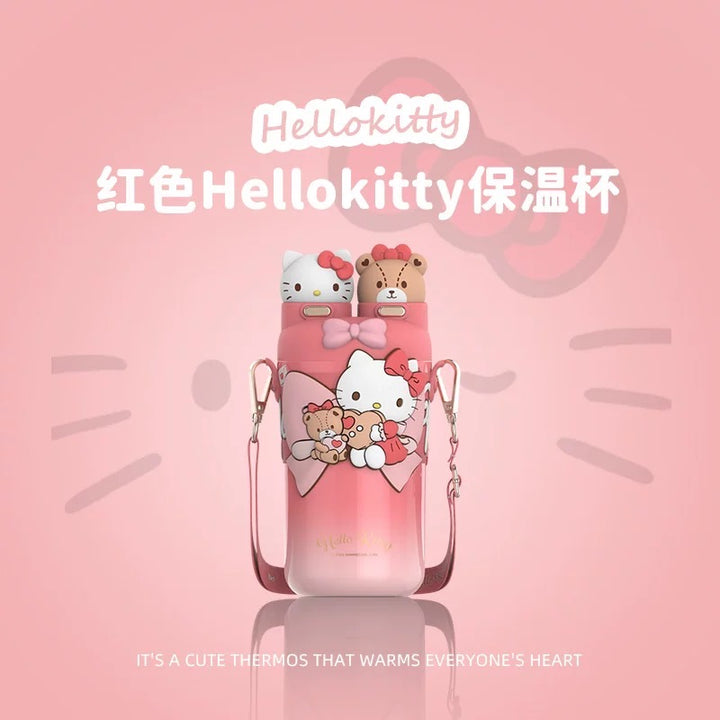 2026New Hangyodon & Kitty Thermos Cup Sanrio Dual-drink Cup