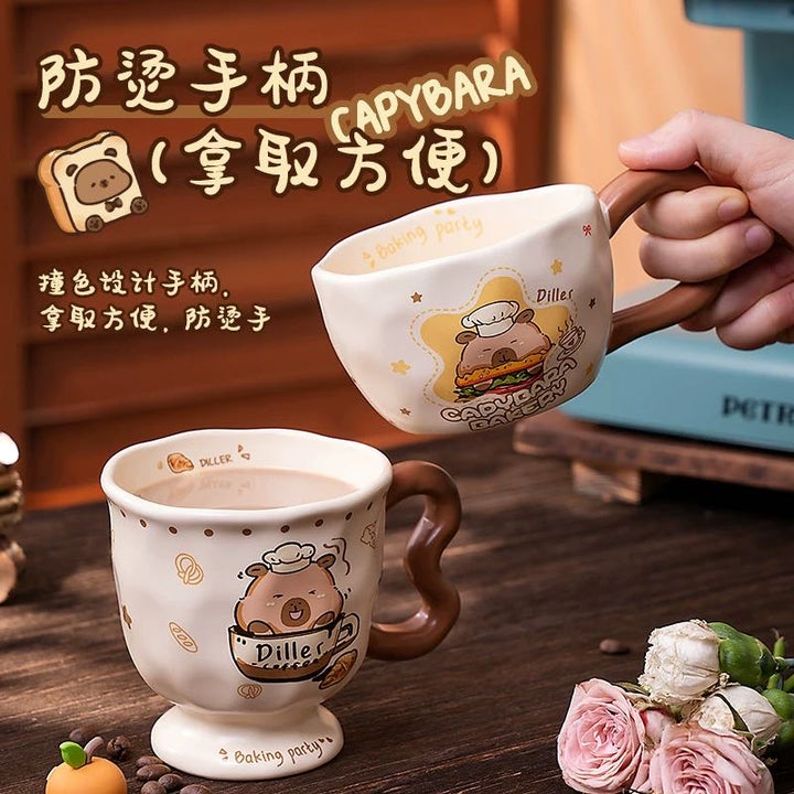 Capybara Ceramic Mug Coffee Cup Breakfast Cup
