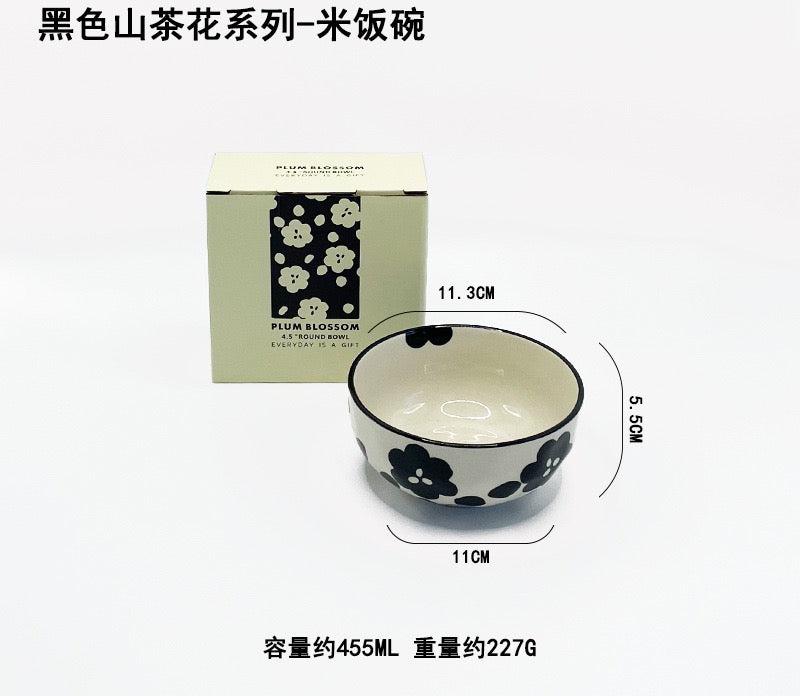 Camellia Series Underglaze Tableware Set