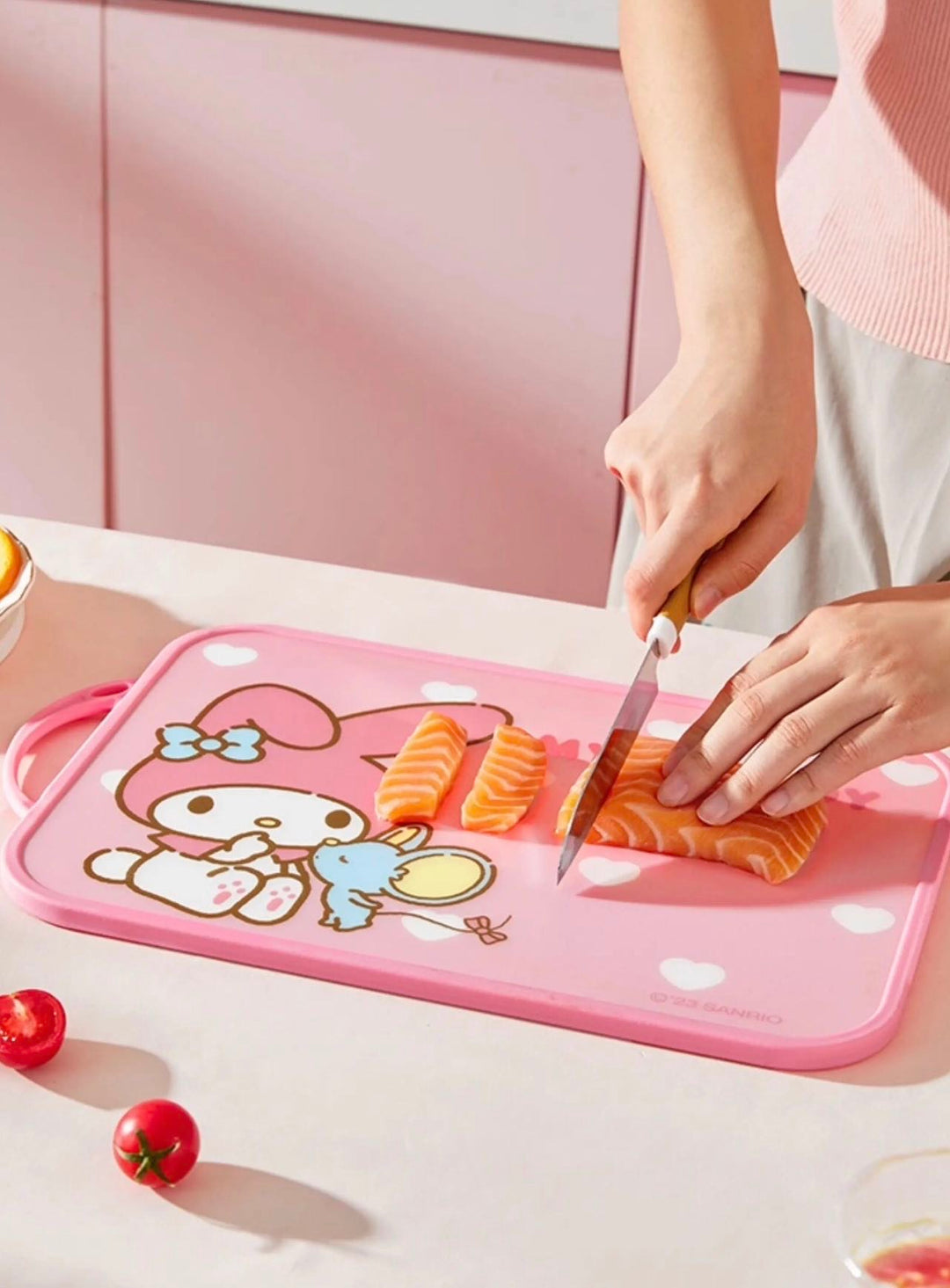 Sanrio Double-sided Cutting Board Food Grade PP Chopping Fruit Cutting Board