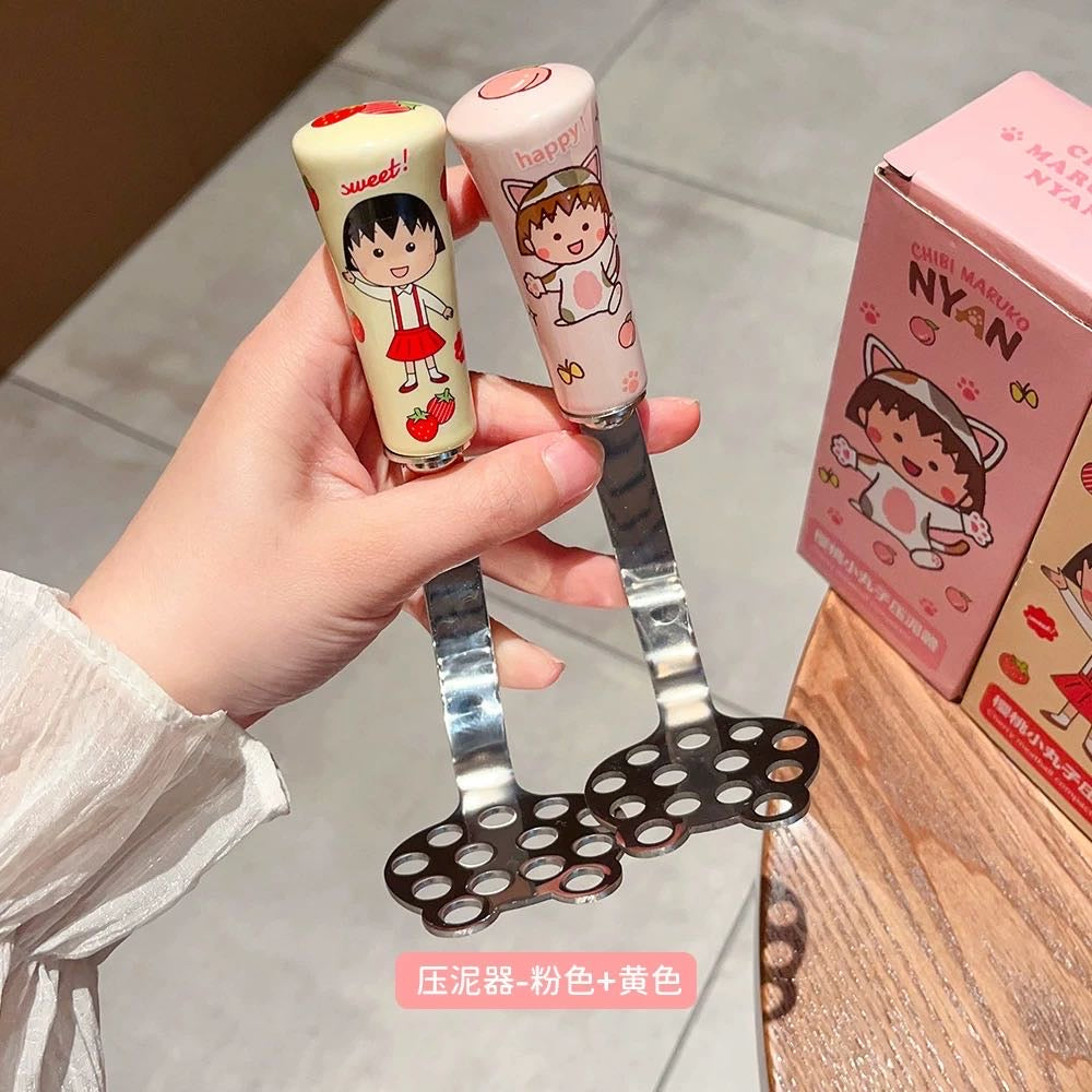 Chibi Maruko-chan Masher Stainless Steel Household Masher