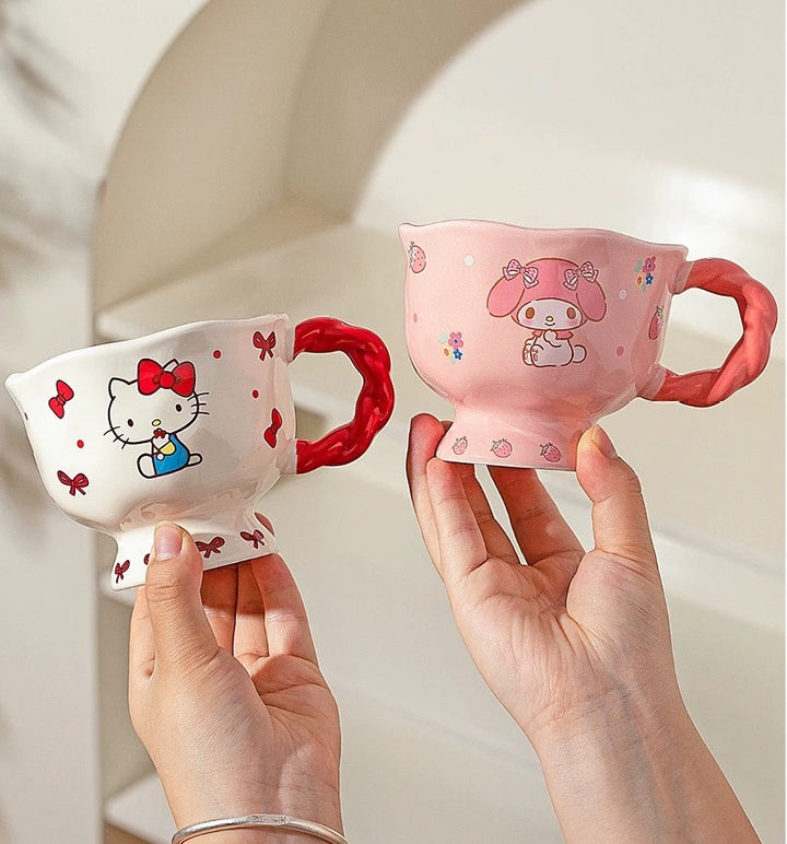 Sanrio Mug Household Water Cup Breakfast Cup Ceramic Coffee Cup