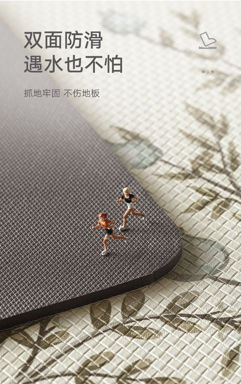 Special Floor Mat PU Leather Waterproof Oil-proof Anti-slip Floor Mat Various Styles Available
