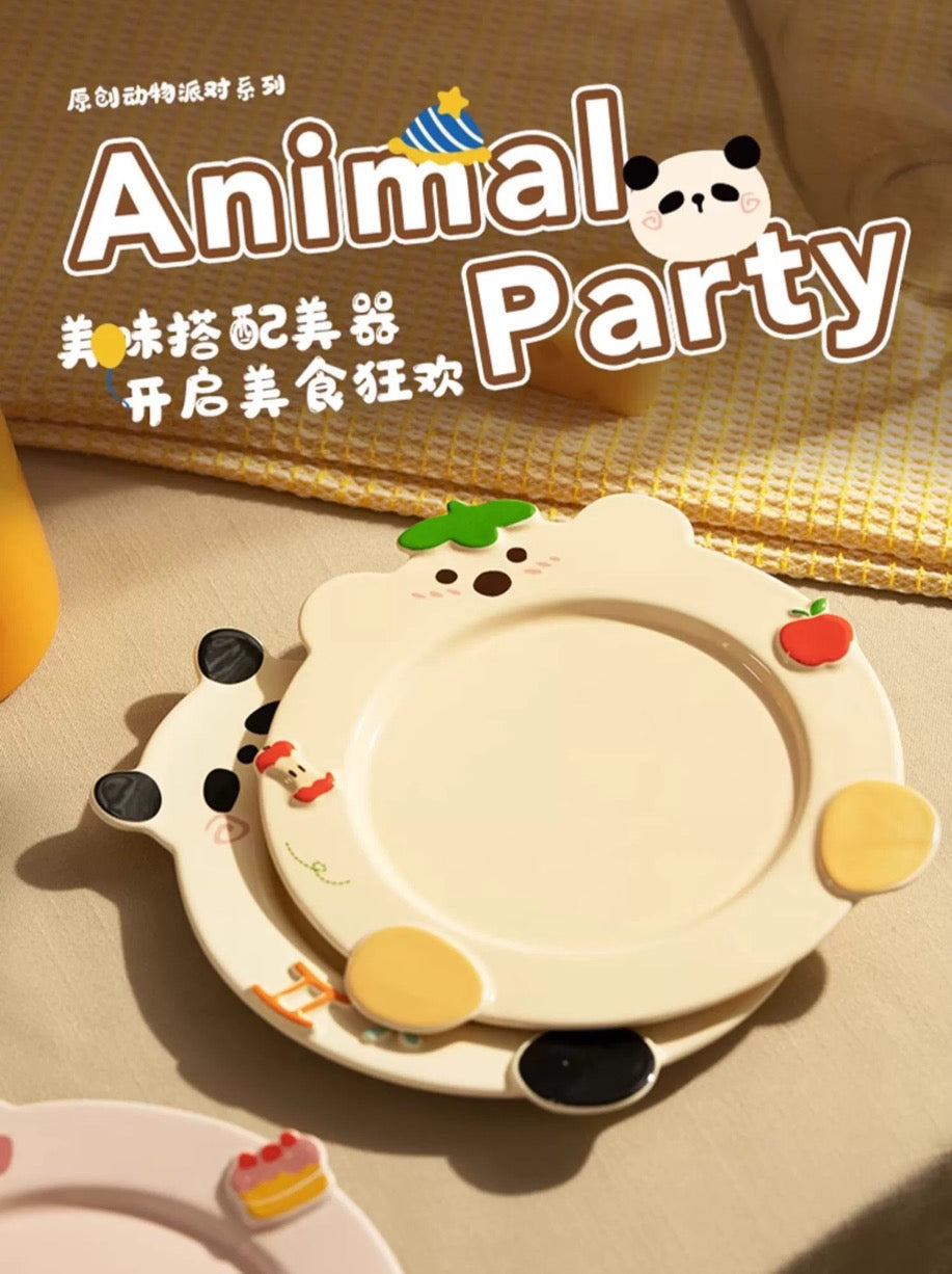 Animal Irregular Shape Dinner Plate Ceramic Plate