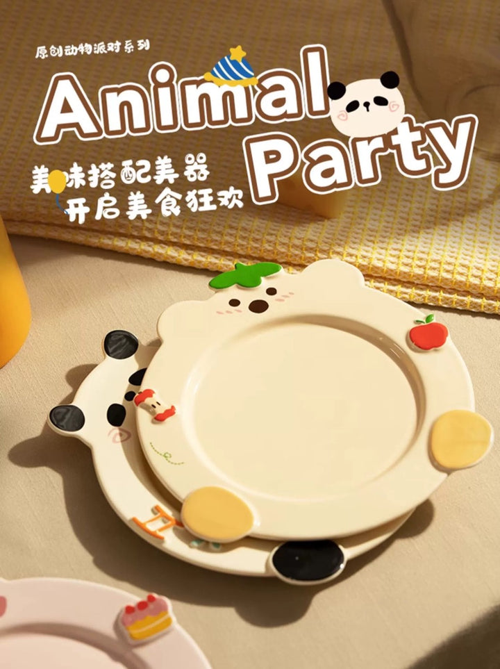 Animal Irregular Shape Dinner Plate Ceramic Plate