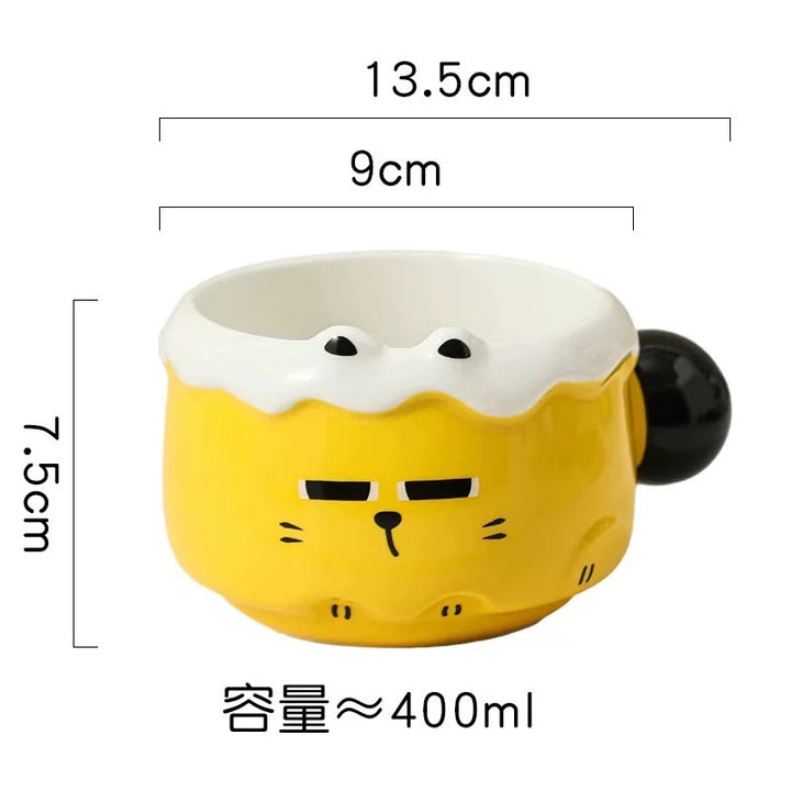 Creative Cat Cup Ceramic Mug Series Coffee Cup
