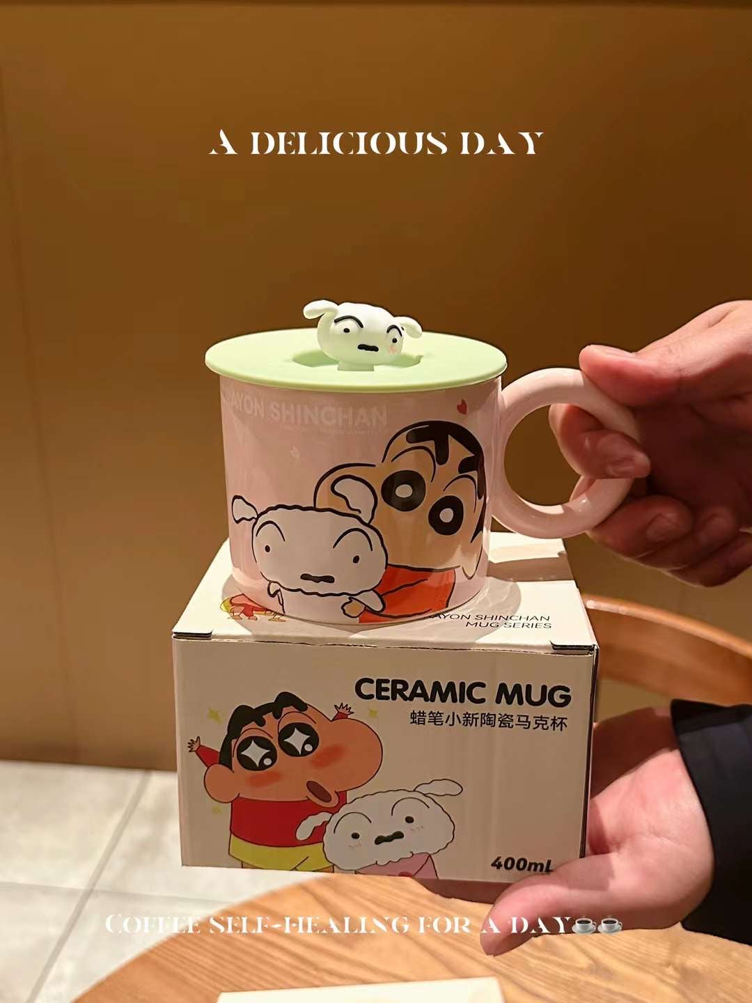 Crayon Shin-chan Ceramic Mug Color Box
