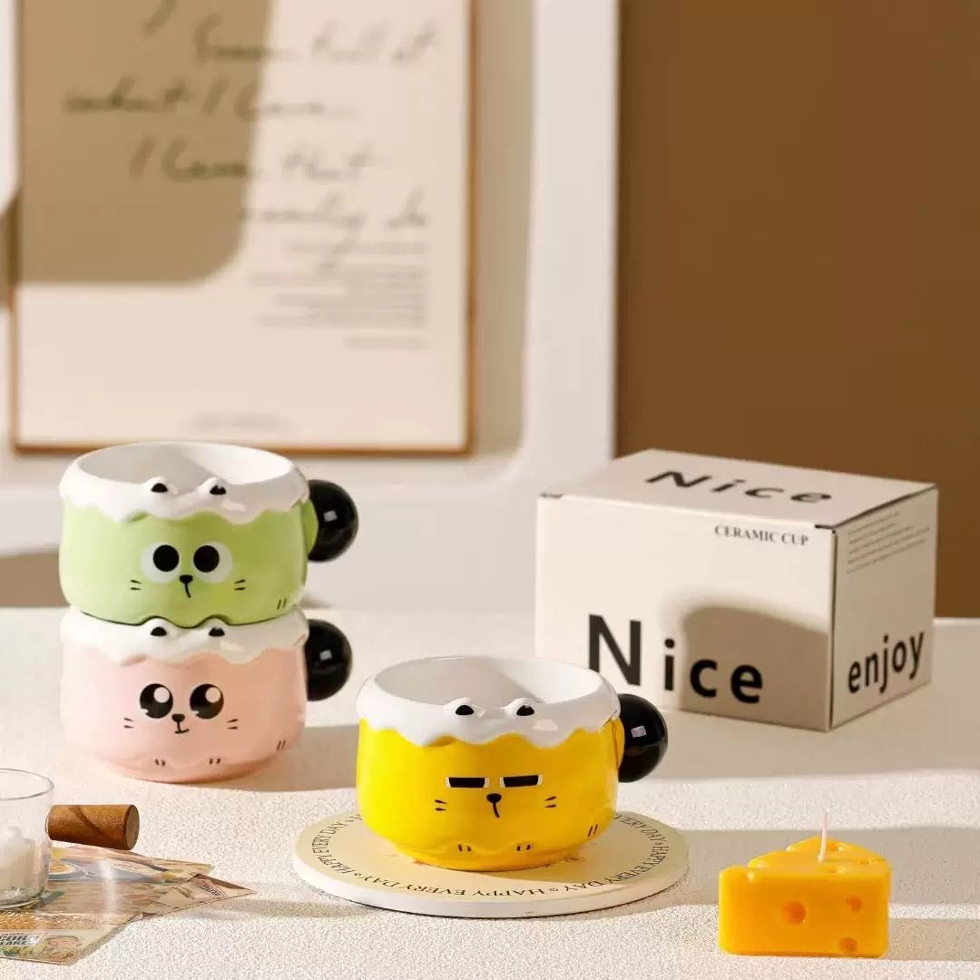 Creative Cat Cup Ceramic Mug Series Coffee Cup